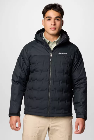 מעיל פוך לגברים GRAND TREK III DOWN HD JKT שחור – Columbia