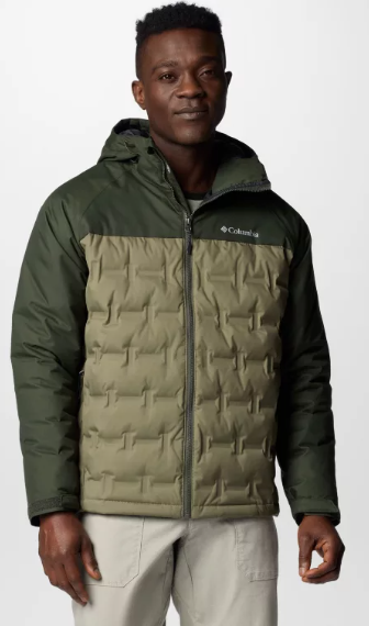 מעיל פוך לגברים GRAND TREK III DOWN HD JKT ירוק – Columbia