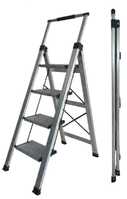 סולמות אלומיניום מתקפלים, מפוארים וקומפקטיים 