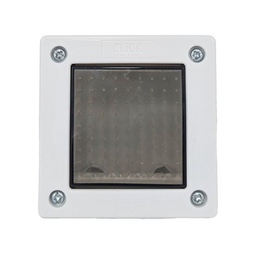 קופסה ריקה WP CLICK דרגת אטימות IP-65 בצבע לבן מתח/זרם 230V/16A