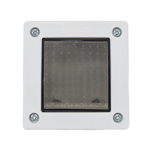 קופסה ריקה WP CLICK דרגת אטימות IP-65 בצבע לבן מתח/זרם 230V/16A