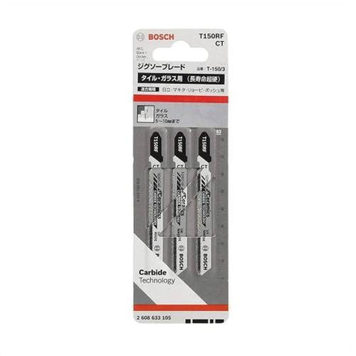 סט 3 מסוריות למסור אנכי/ג'יקסו לקרמיקה אורך 83 BOSCH T150RF