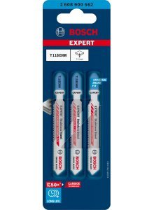 סט 3 מסוריות מסור אנכי / ג'יקסו אוניברסלי BOSCH T118EHM