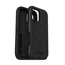 כיסוי OtterBox Defender בצבע שחור עם MagSafe ל-iPhone 16 Plus