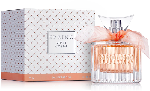 בושם לאישה ספרינג SPRING VELVET CRYSTAL 75 ML E.D.P 