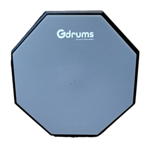 פד אימון לתופים עם הברגה לסטנד "6 PAD-6GR בצבע אפור מבית GDRUMS