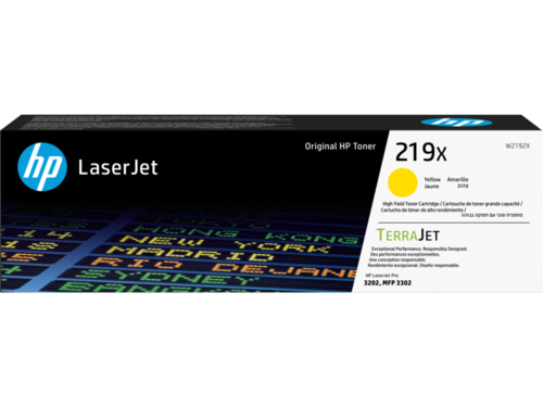  HP 219X Yellow High Yield Toner
