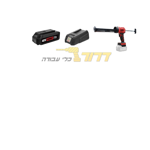 אקדח סיליקון/מרק נטען CC-1800 18V + סוללה 2 אמפר + מטען