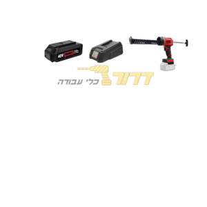 אקדח סיליקון/מרק נטען CC-1800 18V + סוללה 2 אמפר + מטען