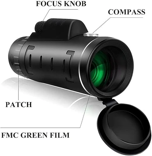 טלסקופ קומפקטי לסמארטפונים X40 עם חצובה