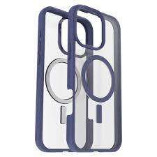 כיסוי OtterBox ל iPhone 16 Pro דגם React MagSafe clear purple