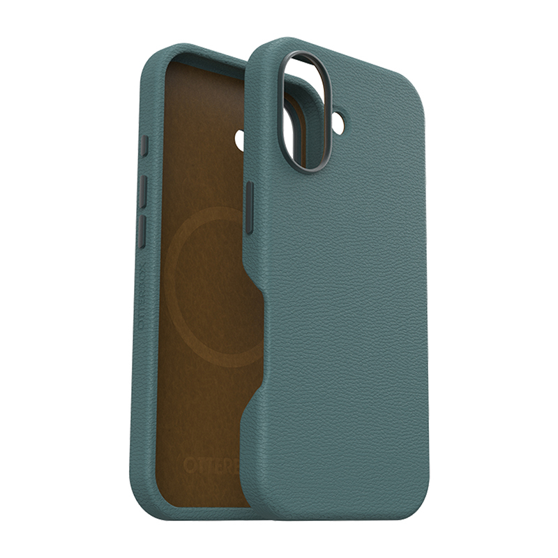 כיסוי OTTERBOX ל iPhone 16 דגם Symmetry Cactus Leather green