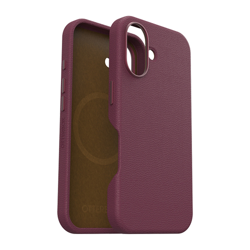 כיסוי OtterBox  ל iPhone 16 דגם Symmetry Cactus Leather - red