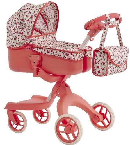 עגלת סטוקי שכיבה פרחוני