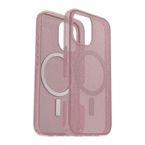 כיסוי OtterBox ל iPhone 16 ורוד Symmetry Clear MagSafe