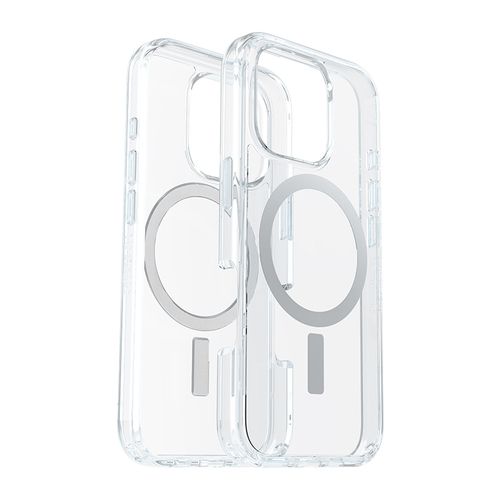 כיסוי OtterBox ל iPhone 16 Pro דגם ורוד Symmetry Clear MagSafe