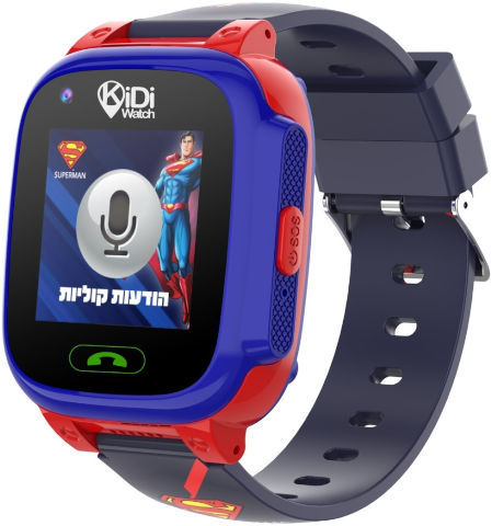 שעון חכם לילדים Kidiwatch דגם סופרמן 4G