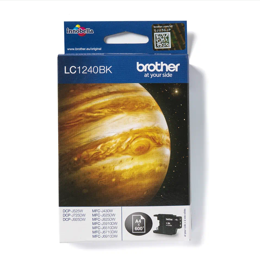 ראש דיו שחור ברדר Brother LC1240BK Black - מקורי