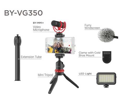 וידאו קיט לבלוגר Boya BY-VG350