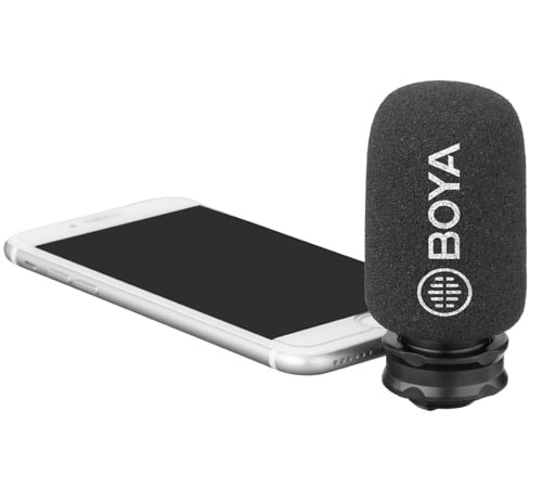 BOYA BY-DM200 מיקרופון סטריאו ל-iPhone, iPad, iPod