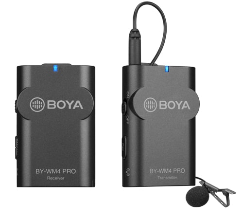 מיקרופון דש אלחוטי לסמארטפון Boya BY-WM4 Pro