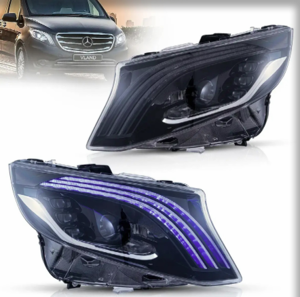 פנסים קדמיים  benz vito 2014-2021 w447 full led