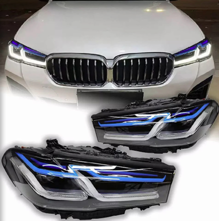 פנסים קדמיים לייזר BMW 5 G30 F90 2018-2022 FULL LED