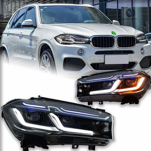פנסים קדמיים צורה חדשה לייזר  BMW X5 2014-2018 F15-F16 FULL LED