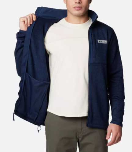 מעיל פליז לגברים WEATHER FZ כחול – Columbia