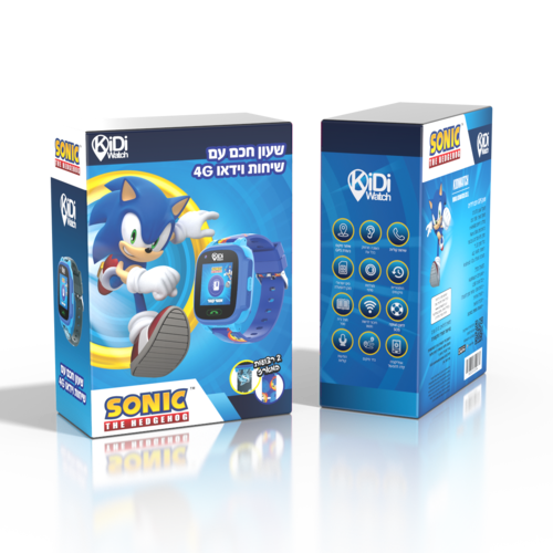 שעון ילדים  KidiWatch סוניק 4G 