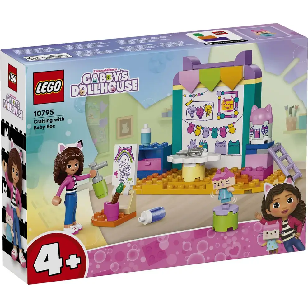 משחק לגו יצירה עם קופסונית לגילאי 4+