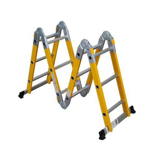 סולמות מפרקים אלומיניום בשילוב ציפוי פיברגלס