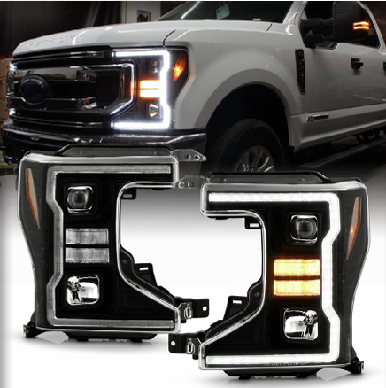 פנסים ראשיים Ford F250 F350 F450 F550 Super Duty W-Animaiton FULL LED
