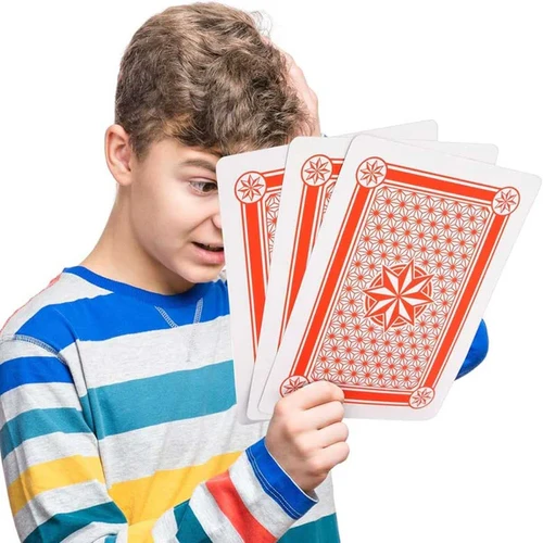 קלפי משחק ענקיים Jumbo cards בגודל A4 
