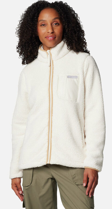 פליז לנשים WEST BEND II Full Zip לבן - Columbia(קולומביה)
