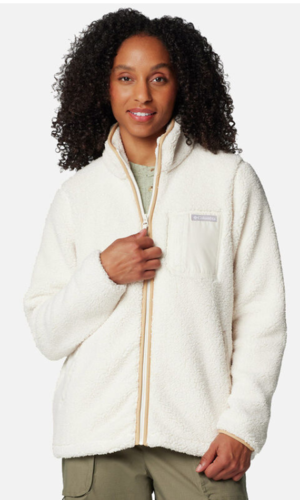 פליז לנשים WEST BEND II Full Zip לבן - Columbia(קולומביה)