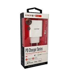 מטען קיר לאייפון מאושר אפל ENERGY PD 20W LIGTNING MFI