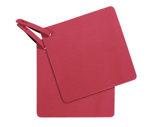 זוג תופסנים לסיר חם אדום pot holder