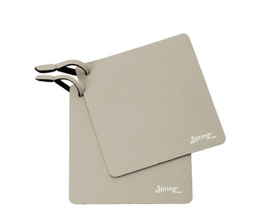 זוג תופסנים לסיר חם אפור pot holder