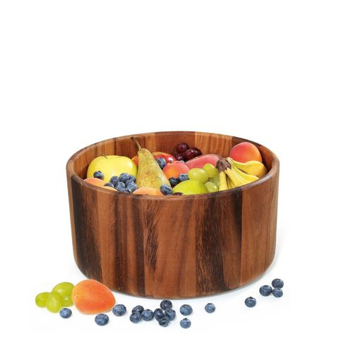 קערה עגולה גדולה עץ שיטה bowl
