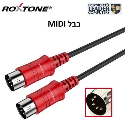 כבל אודיו  MIDI באורך 3 מטרים | Roxtone Samurai SMDC100L3