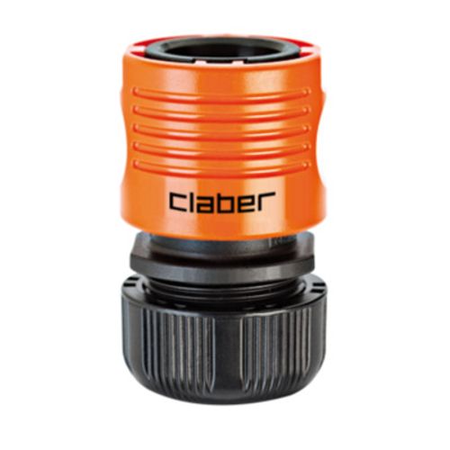 מחבר מהיר אוטומטי CLABER 8606 לצינור גן 1/2 אינץ' - מחבר נקבה איכותי מאיטליה לחיבור מהיר ואמין של צינורות השקיה