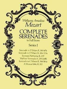 Complete Serenades in Full Score, Series I