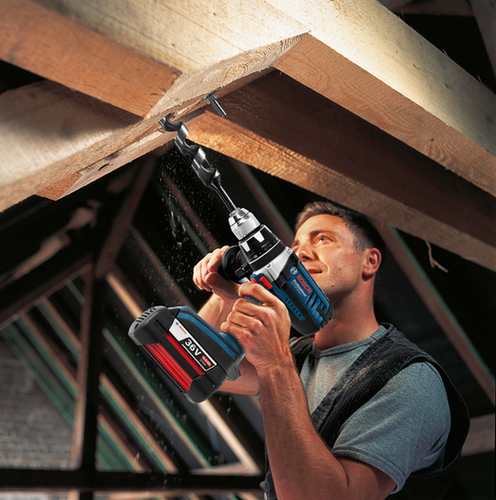 מברגה/מקדחה נטענת BOSCH GSR 36VE-2 LI
