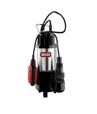  משאבה טבולה למים דלוחים נירוסטה 1/12" VA-3-7-0.25A VALEX