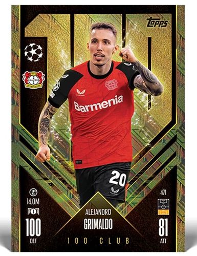 חבילת 12 קלפי כדורגל מאץ' אטאק Match Attax ליגת האלופות 2024/2025