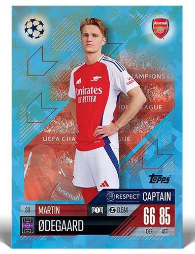 חבילת 12 קלפי כדורגל מאץ' אטאק Match Attax ליגת האלופות 2024/2025