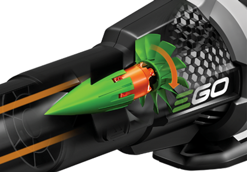 מפוח עלים יד נטען Brushless 56V עם 2 סוללות 2.5Ah + מטען EGO