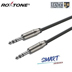 כבל מיקרופון PL6.35 סטריאו באורך 3 מטרים | Roxtone Smart SMJJ200L0030