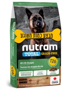 נוטרם טוטאל כבש נטול דגנים 11.4 ק"ג Nutram T26